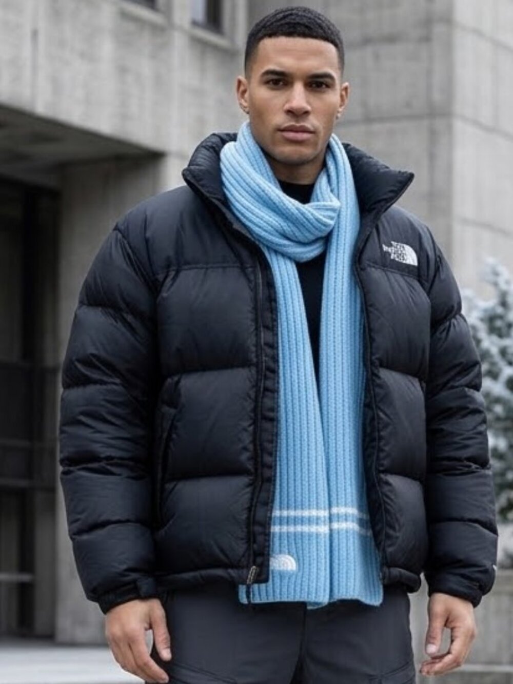 The North Face Oversized Classic Cable Knit Scarf
